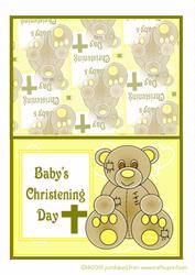 Baby Christening Bear