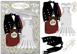 Newlyweds Scottish Wedding