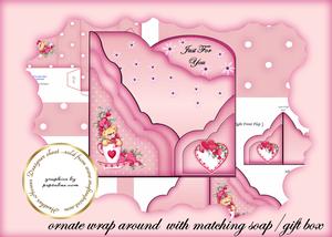Ornate Wrap Around with Matching Soap/gift Box