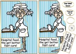 Humorous Card Get Well