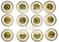Badges Birthdays