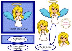 Peace and Joy Easel Angel