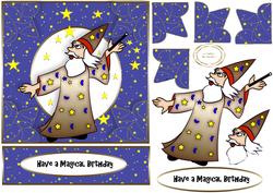 Magical Wizard Birthday Easel