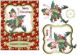 Holly Christmas Easel