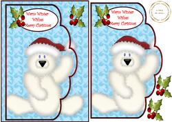 Scalloped Teddy Christmas