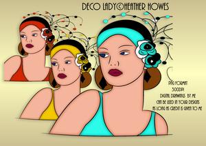 Deco Lady Amber in 3 Colours