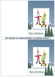 Child Art by James Quick Christmas Card