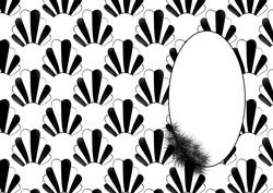 Black White Deco Insert