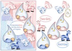 2 Girls and a Boy Triplets