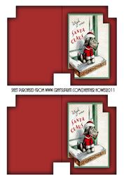 2 to a Page Santa Doggie