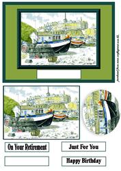 Boats on the Beach at Cromer