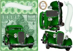 Vintage Car Christmas