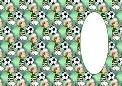 Green Christmas Footie Insert