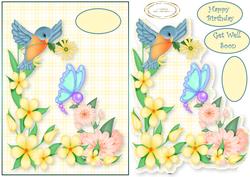 Get Well /birthday Spring Design