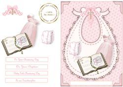 Christening Bib Bonnet and Dress