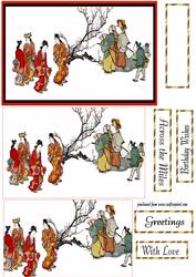 Japanese Pyramid Card Front
