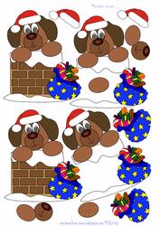 Santa Dog