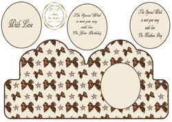 Chocolate Cream Rose Insert