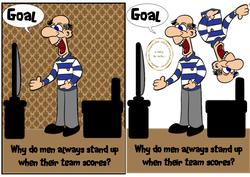 Why Do Men Stand Up Blue