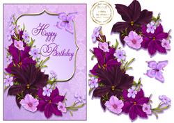 Birthday Flower Flourish