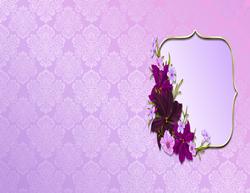 Floral Birthday Insert