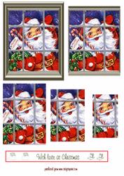 Santa Through the Window