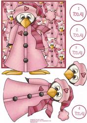 Cute Winter Birthday Penguin