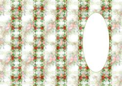 Christmas Birds with Holly Insert