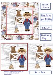 Boy and Horse at the Gate