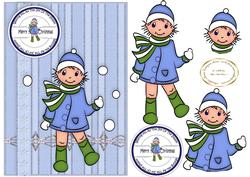 Katie Snow Blue Christmas