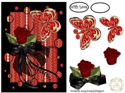 Rose and Butterfly