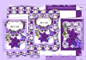 Just a Note Floral Note Set