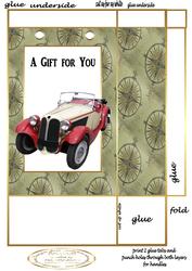 Vintage Car Gift Bag