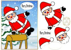 Gymnastic Santa