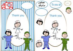 Thanks to Hospital Staff