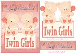Twin Girl Bears