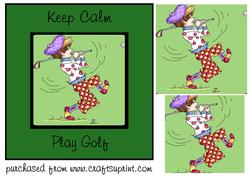 Keep Calm Play Golf