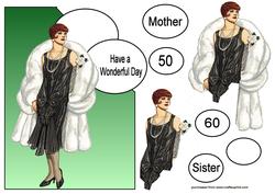 Art Deco Lady 26 Over the Corner