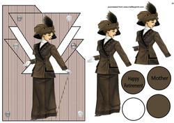Art Deco Lady 33 Over the Corner