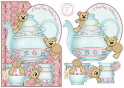 Tea for Two Birthday Over the Corner