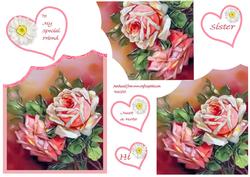 Rose Scalloped Pyramid