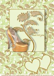A4 Gold Shoe Just for You