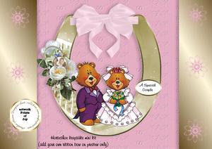 Horseshoe Keepsake Mini Kit Teddies