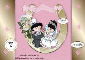 Cute Dark Haired Couple Horseshoe