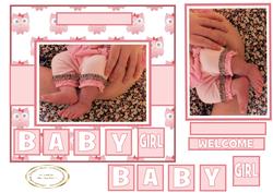 Baby Girl Tiled