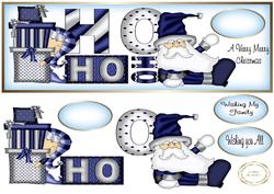 Blue Christmas Ho Ho Ho