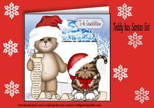 Teddys Christmas List