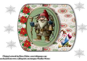 No Hole Foldback Gnome Card