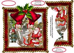 Shaped Layer Framed Christmas