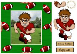 Rugby Special 3 Green Frame